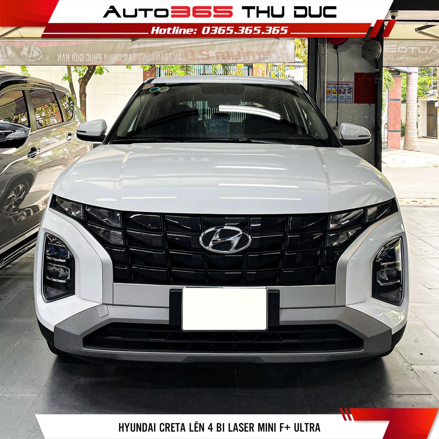 Hyundai Creta nâng cấp 4 Module X-Light F+ Laser và Led